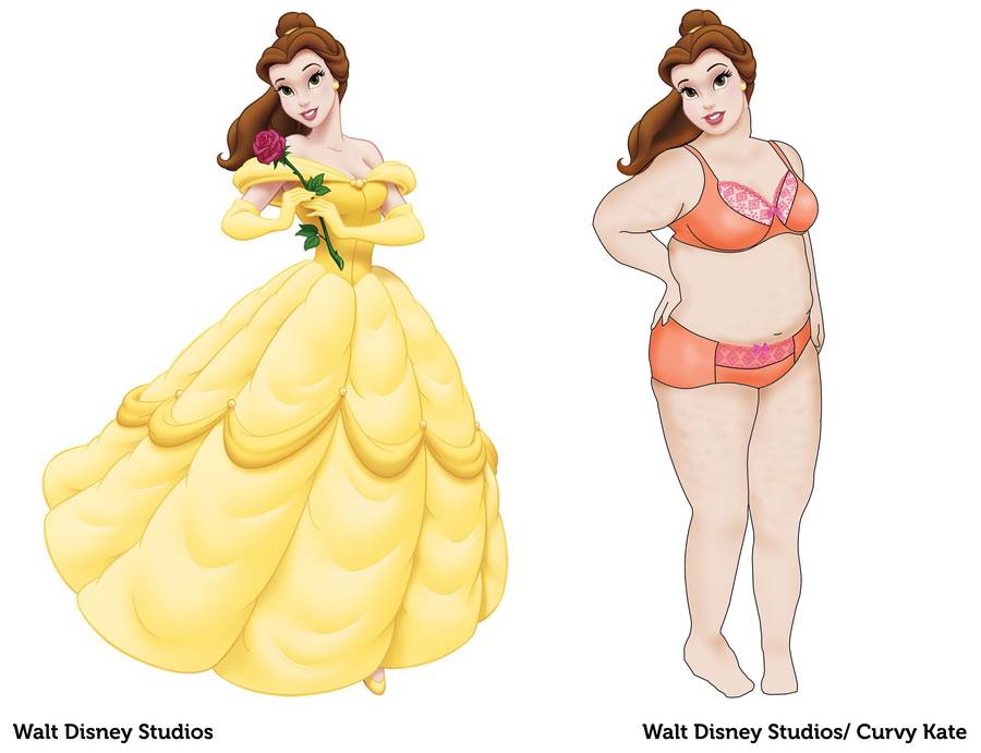 This Lingerie Brand Reimagined the Disney Princesses With Curvier Bodies