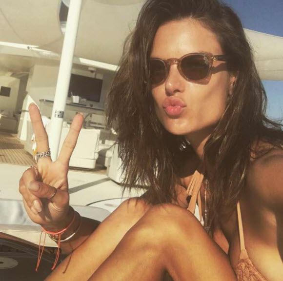 Alessandra Ambrosio's European holiday diary