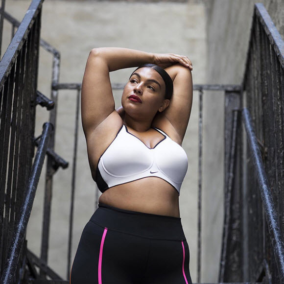 Nike cheered for busting out plus-size models in new sports bra campaign