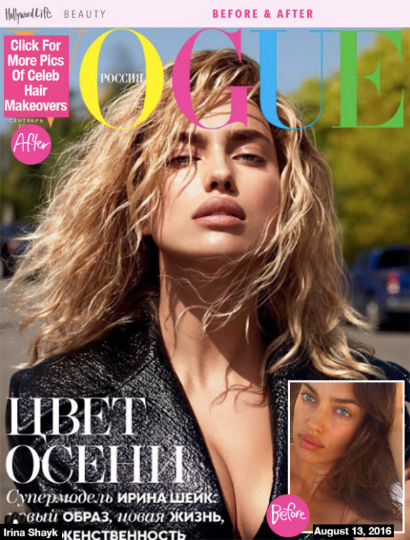 Irina Shayk Goes Blonde On Cover Of ‘Vogue’ Russia