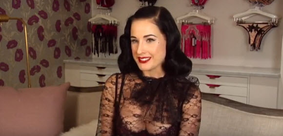 Dita Von Teese's Lingerie Shopping Tips