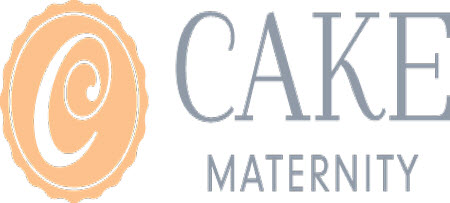 Cake Maternity brand store logo history