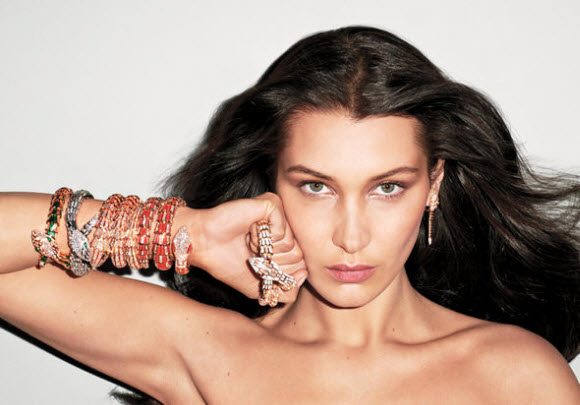 Bella Hadid Poses Topless For Racy Jewellery Shoot For V Magazine