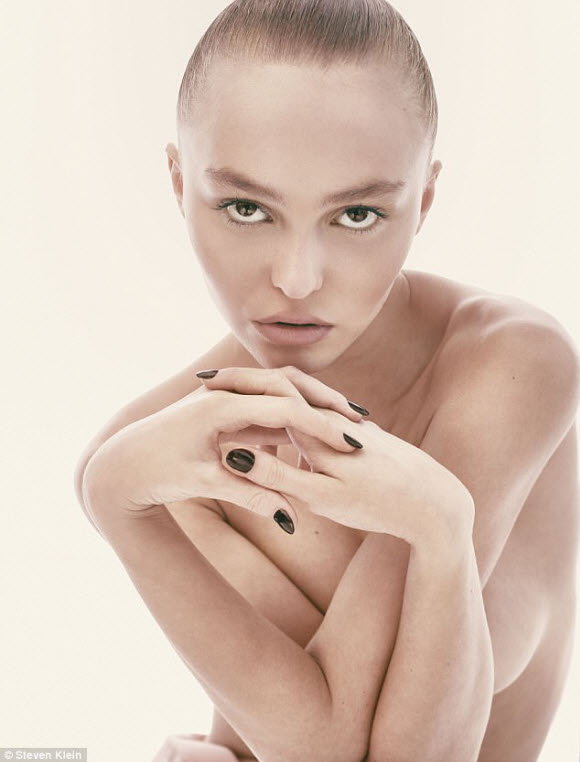 Lily Rose Depp Exposes Completely Topless For CR Magazine