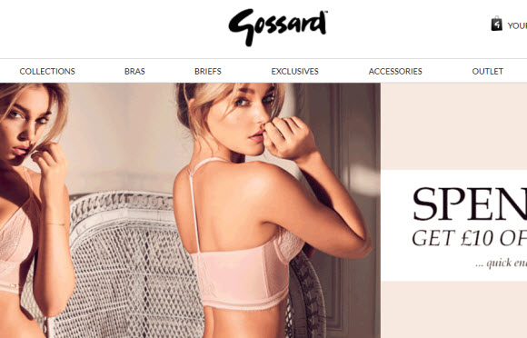 Lingerie Brand Gossard Finally Available in Debenhams Stores